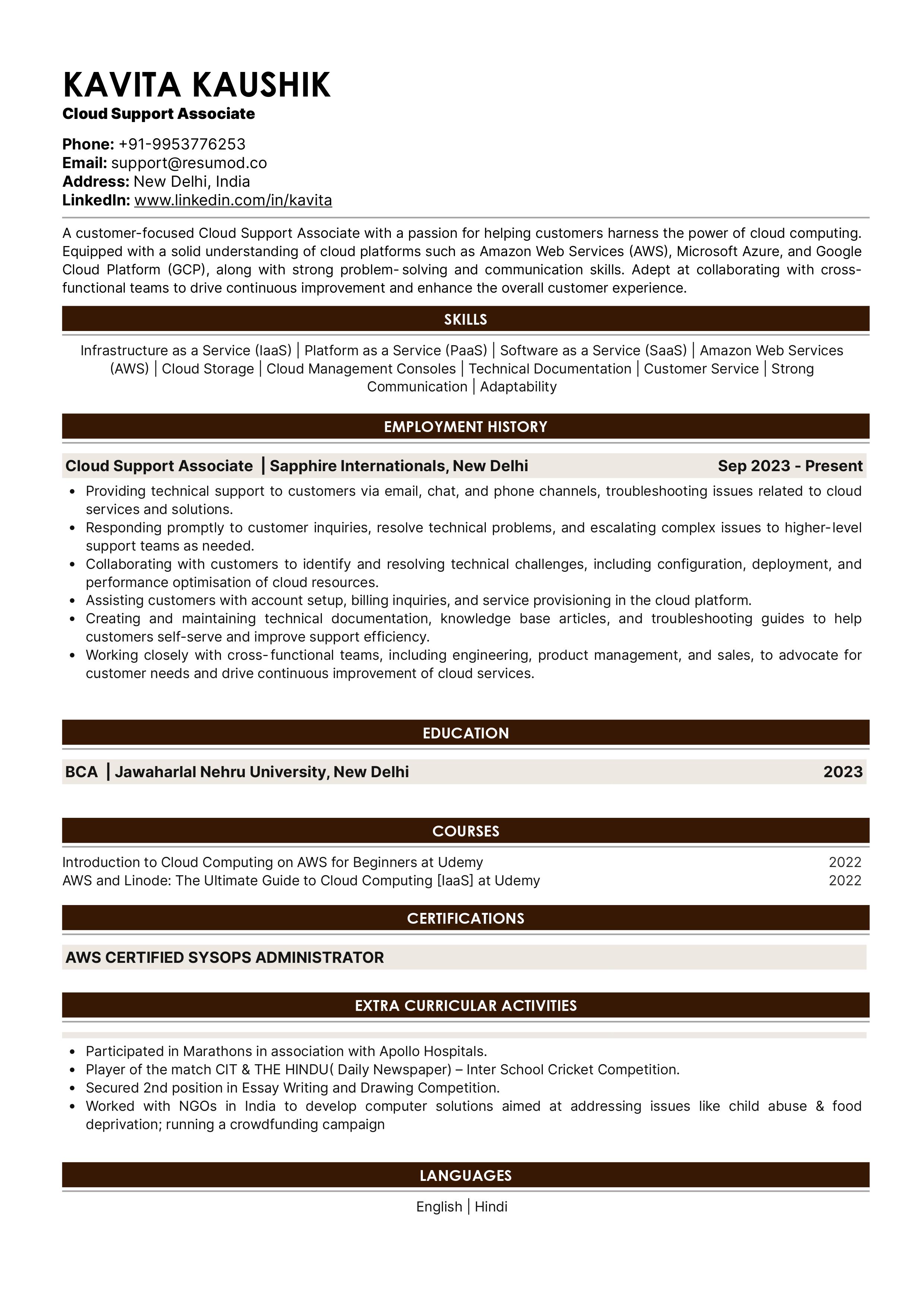 Resume 1